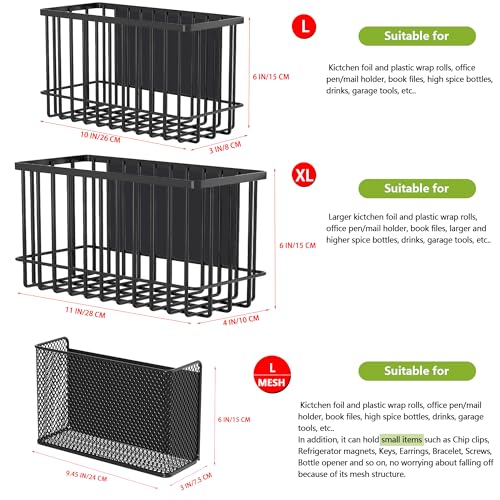 Magnetic Shelf Fridge Basket Bin for Whiteboard Washer Dryer Locker Cabinet