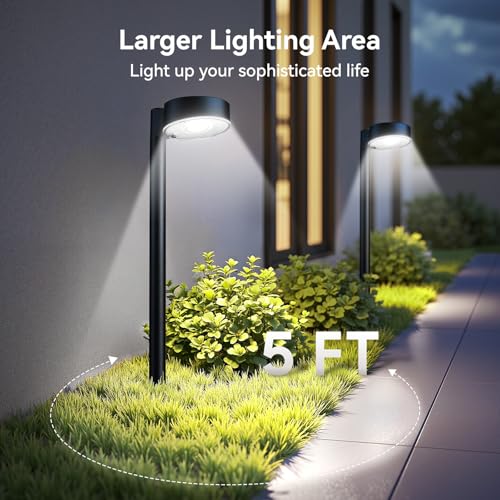 4 Pack Solar Pathway Lights Outdoor (4 Count)