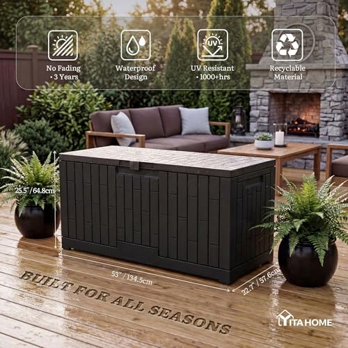 120 Gallon Large Deck Box