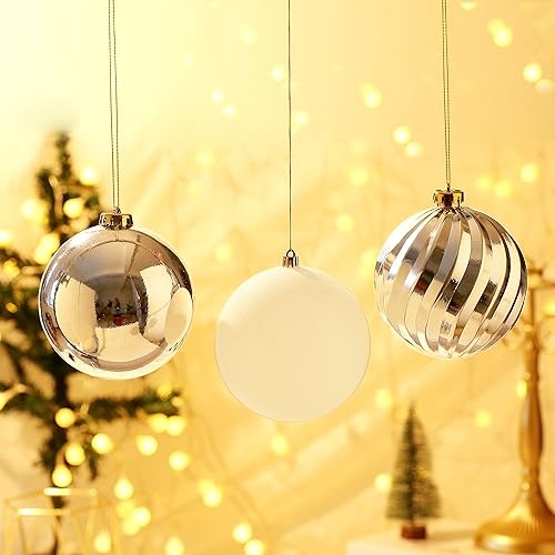 50pcs Shatterproof Christmas Ball Tree Ornaments (50 Count)