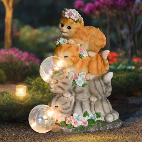 Cat Garden Statue (4 Count)