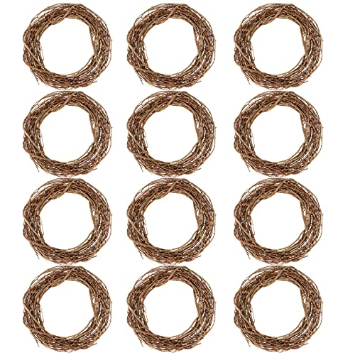 14" Natural Grapevine Wreath (12 Count)