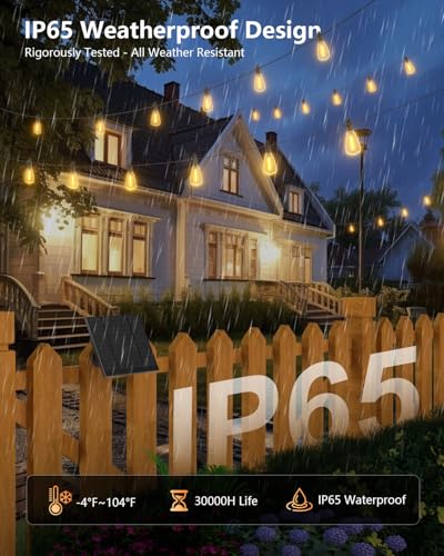 151FT Solar String Lights Outdoor