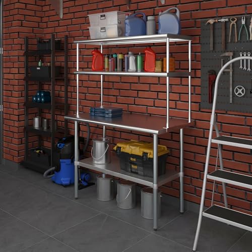 48 Inch Double Tier Overshelf