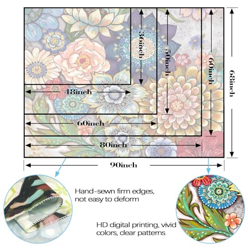 Colorful Floral Tapestry Wall hanging
