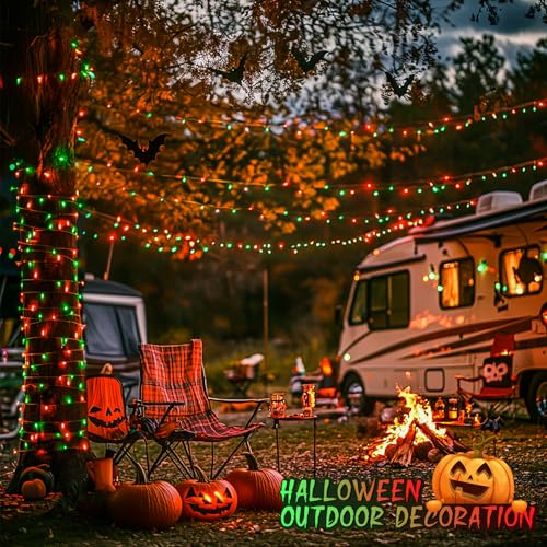 200 LED Red & Green String Lights Outdoor for Christmas Decor (66 Foot)