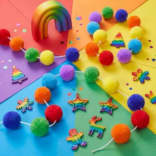 Pom Pom Garland Decorations (2 Count)