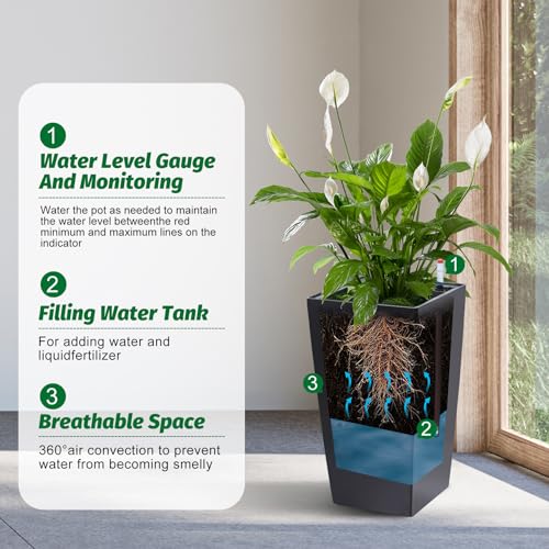 16 in Tall Planters Set of 2 (2 Count)