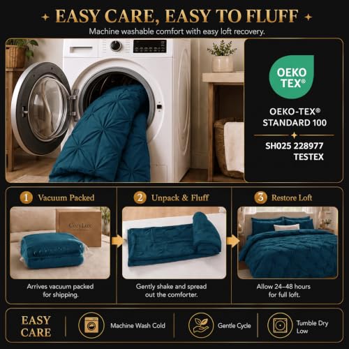 King Size Comforter Set Lyons Blue