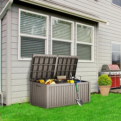 180 Gallon Outdoor Storage Box Waterproof