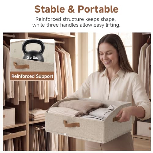 Closet Storage Bins Trapezoid (3 Count)
