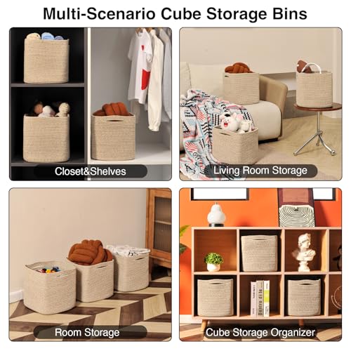 11 Inch Cube Storage Bins (3 Count)