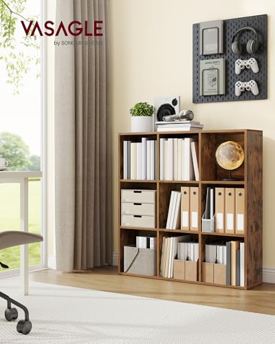 Bookshelf 9 Cubes Storage Organizer