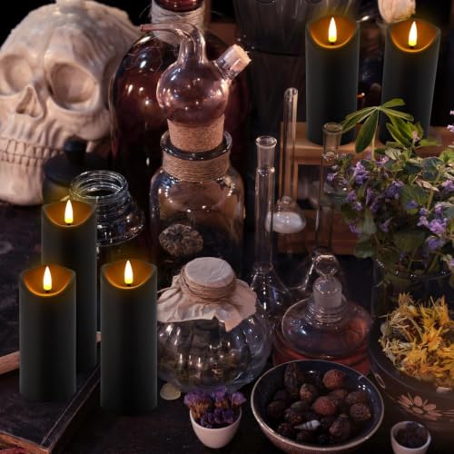 24 Pack Flameless Candles Battery Operated Candles Pillar LED Candles with 10 (24 Count)