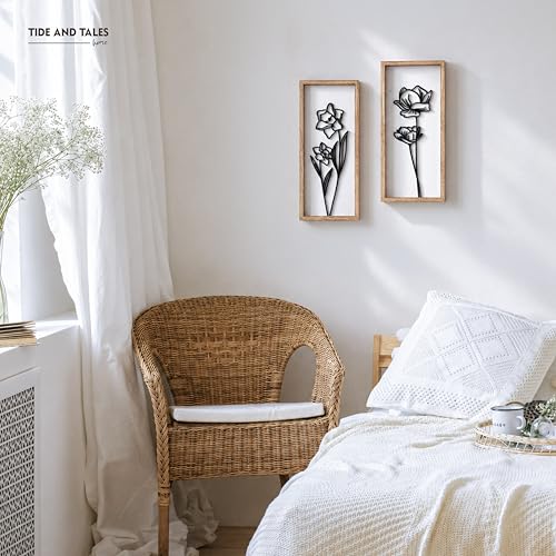 3D Black and White Wall Art (2 Count)
