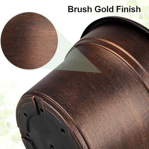 Plant Planters Pots Set of 4 Pack 8 Inch (4 Count)