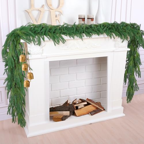 4 Pcs 6 Ft Artificial Norfolk Pine Garlands (24 Foot)