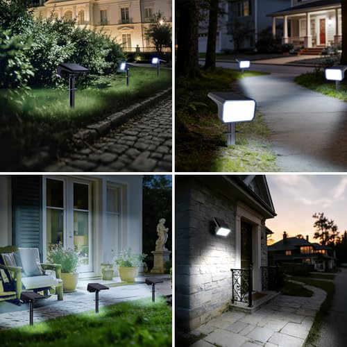 10 Pack Solar Spot Lights Outdoor Waterproof IP67 (10 Count)