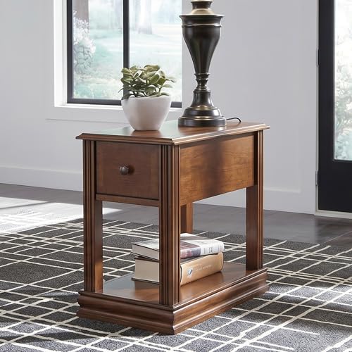 Breegin Narrow Chairside End Table