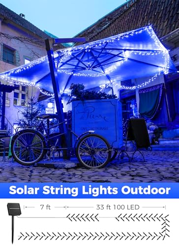 Solar String Lights Outdoor Waterproof (40 Foot)