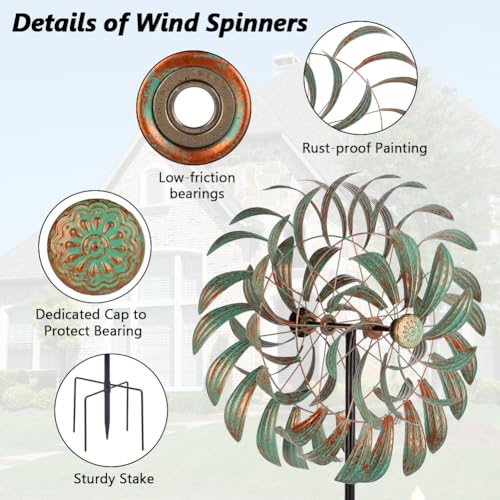 Large Outdoor Wind Spinner