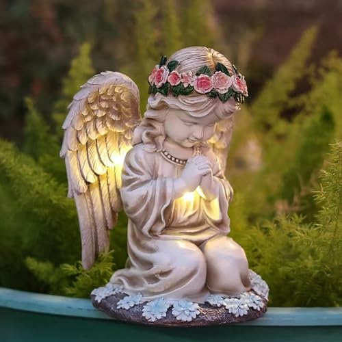 Solar Angel Garden Statues Outdoor