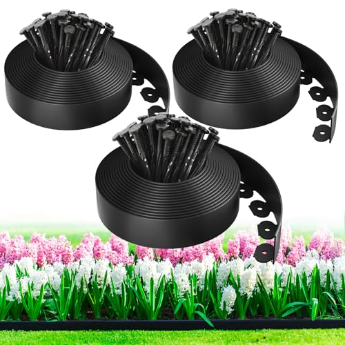 100ft Landscape Edging Kit with 150 Spikes (100 Foot)