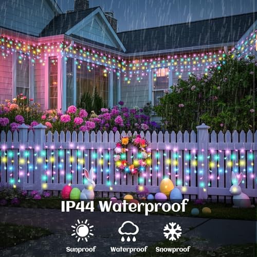 99ft Icicle Lights for Outside