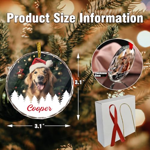 Personalized Pet Photo Ornaments Lovely Decor Gifts for Christmas