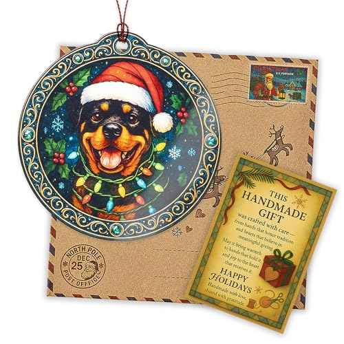 Rottweiler Christmas Ornament
