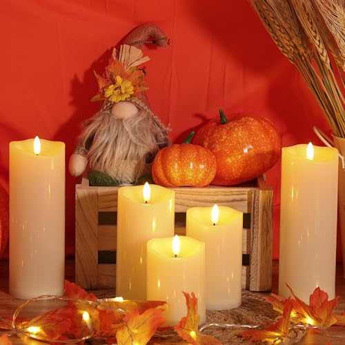 Outdoor Flameless Candles with Remote Timer (2 Count)