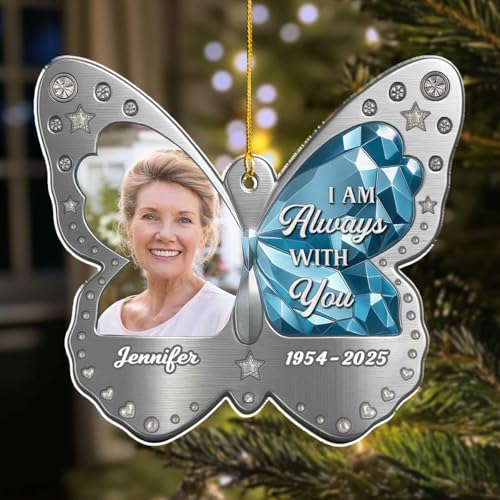Personalized Memorial Butterfly Ornament