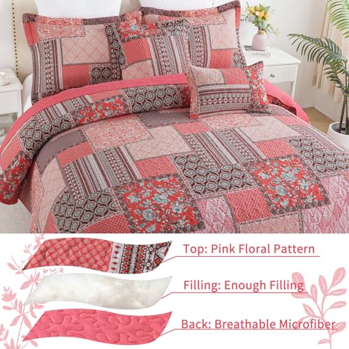 100% Cotton Face Quilts Queen Size