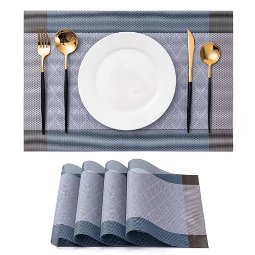 Placemats Set of 4 Washable Indoor (4 Count)