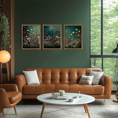 Vintage Wildflower Wall Art Set of 3 (3 Count)