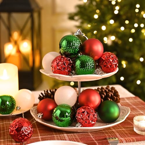50ct Christmas Tree Decorations Ball Ornaments 2 Inches (50 Count)