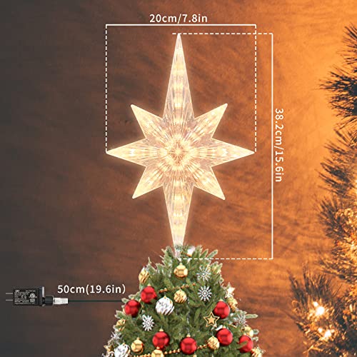 Lighted Christmas Tree Topper