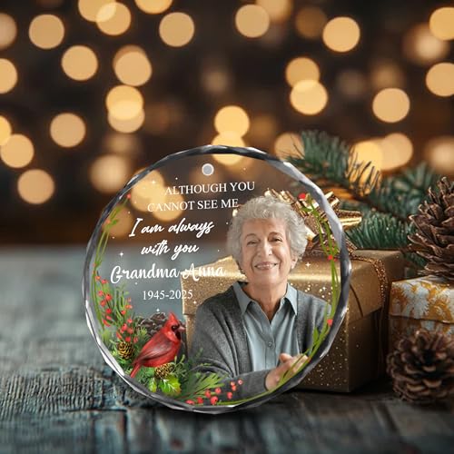 Personalized Cardinal Christmas Ornament Red Bird Ornament Christmas Memorial Birthday for Family Friends