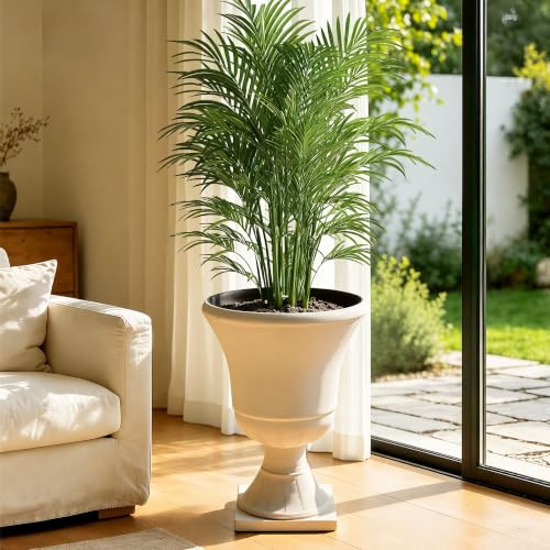 22" Tall Urn Planters Set of 2 Large Flower Pots (2 Count)