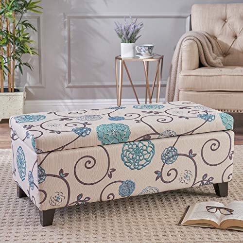 Breanna Fabric Storage Ottoman
