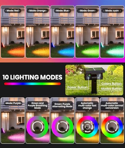 Solar Spot Lights Outdoor (2 Count)