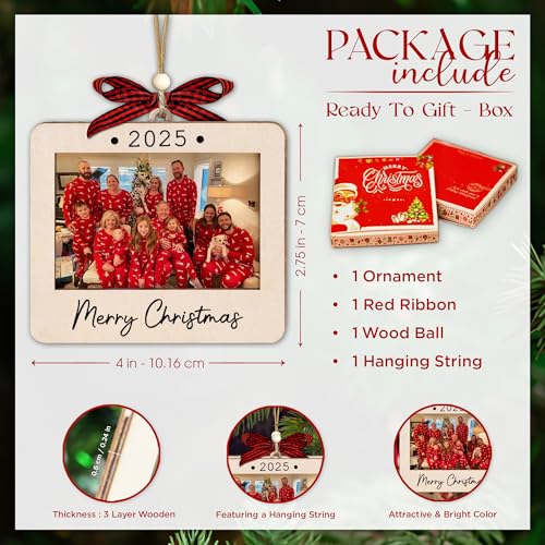 2025 Christmas Ornament Picture Frame