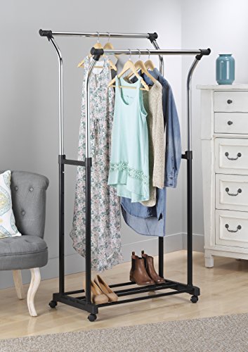 Double Rods Clothes Rack