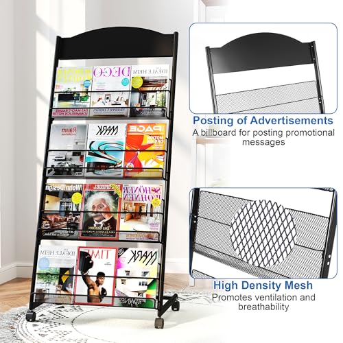 Brochure Display Stand 4 Layer Floor