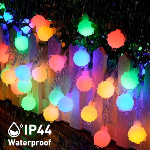 33ft 100 LED Battery Operated Christmas Lights Outdoor Waterproof