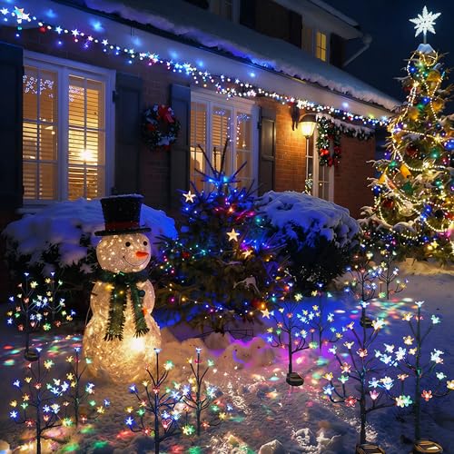 4 Pack Solar Lights Outdoor Waterproof (4 Count)