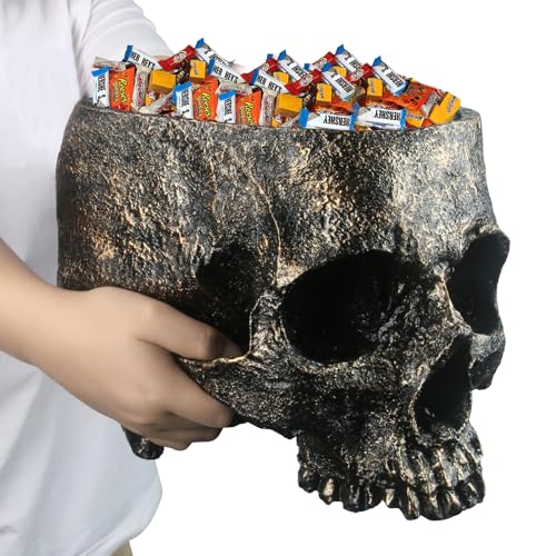 Halloween Skull Candy Bowl