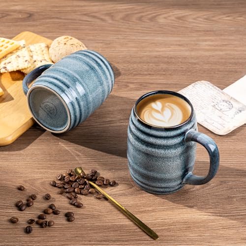 20oz Large Coffee Mugs Set of 4 (4 Count)