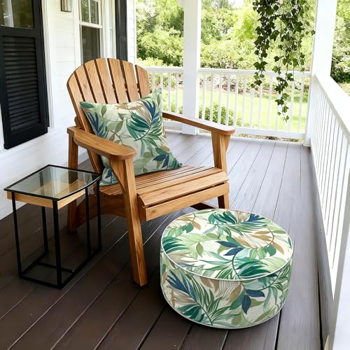 Inflatable Stool Ottoman Footrest with Handle