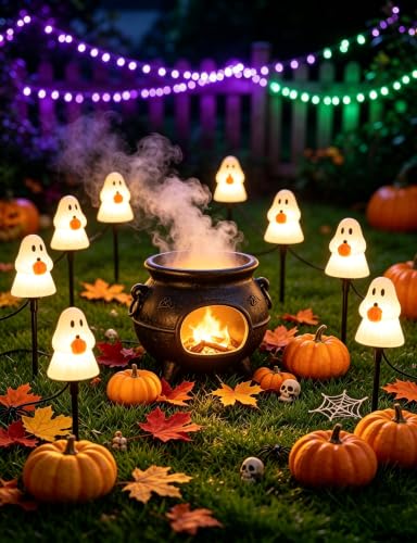 10.5FT Halloween Ghost Pathway Lights (5 Count)